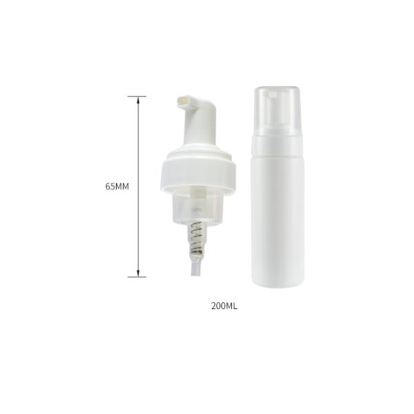 43mm Plastic Dispensing Foam Bottle Pump Portable 65mm Straw Chemical Resistant