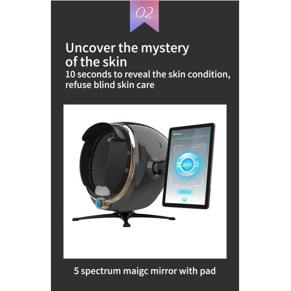 EU Plugs Portable Wifi Ipad Version 3d Skin Scanner Analyzer for Allergic Skin Test