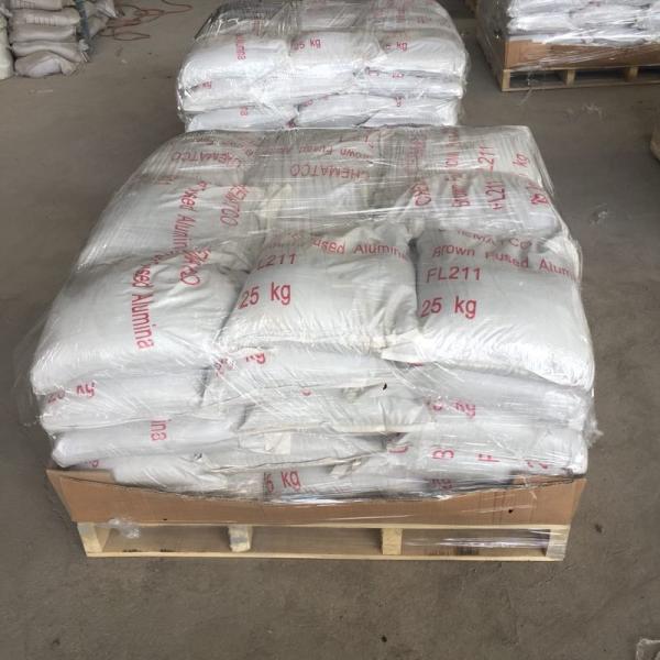 Acero de alto carbono de molienda de óxido de alumina fundido marrón con certificación ISO9001