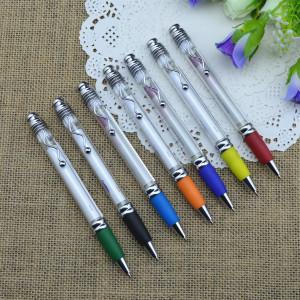 Factory New Design Cheap Custom Advertising Banner Pen Plastic Promotional Ballpoint pen