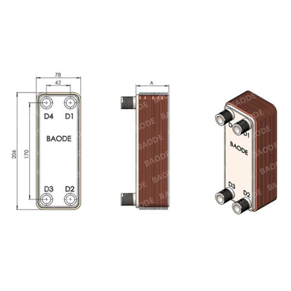 Воздушный сушильщик охлажденный сварный теплообменник для холодильного сушильника