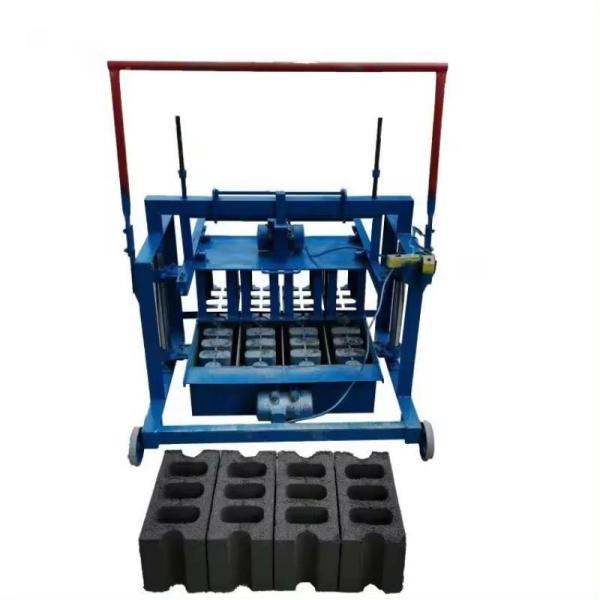 Customized Mobile Manual Pressure Stone Power Diesel Hollow Brick Making
