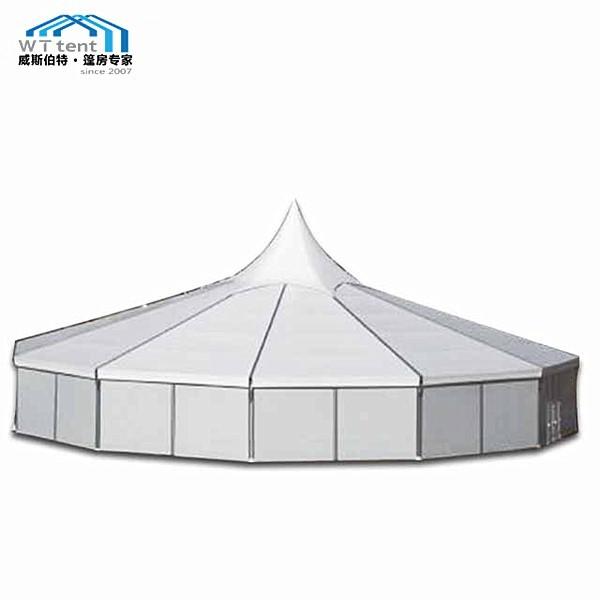 Durable PVC Fabric Multi Sided Tent Waterproof High Peak Top VIP Lounge