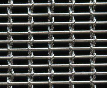 Rods / Cable Architectural Metal Mesh Screens , Decorative Metal Mesh Sheets