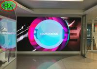 Affichage à écran LED courbé Panneau de fenêtre d'écran Slim Publicité devant magasin Film multimédia Transparent affichage de fenêtre numérique LED