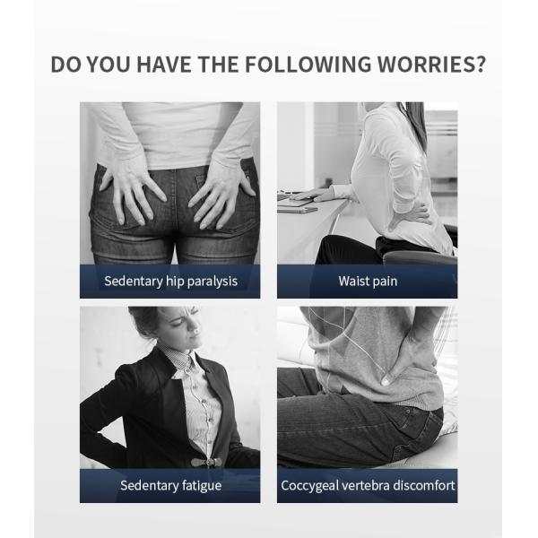 Super Soft Fabric Memory Foam Seat Cushion 's Popular Choice for Back Pain Relief