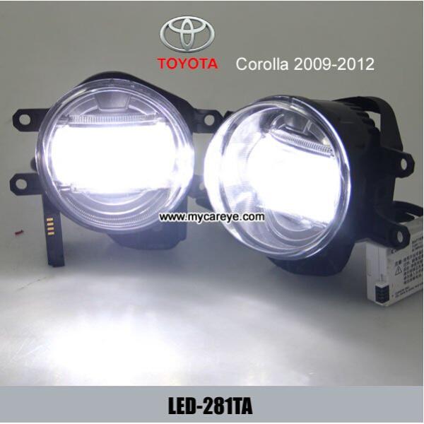 TOYOTA Corolla car front fog lamp assembly LED daytime running lights DRL