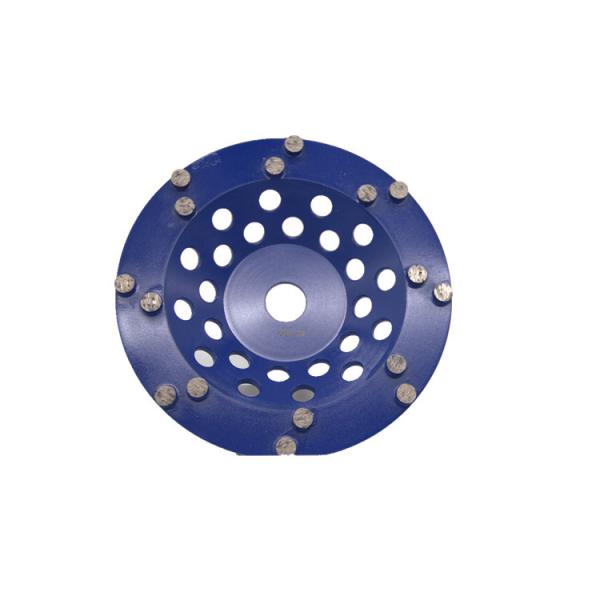 5inch Concrete Diamond Tools / Diamond Floor Grinding Wheels With Dot Segments