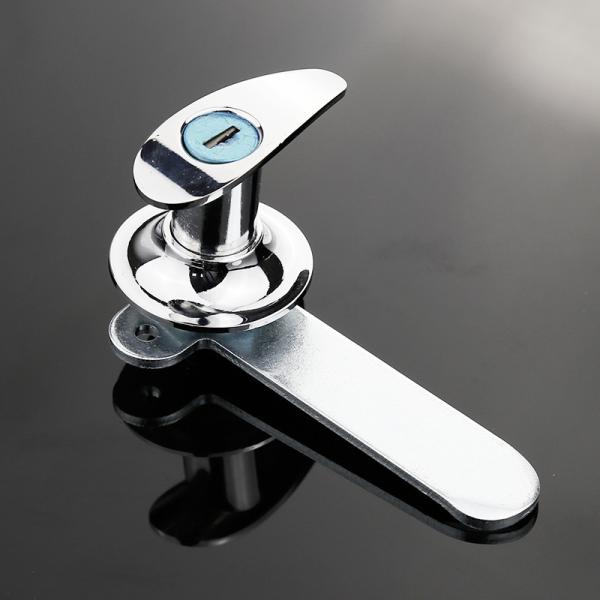 Zinc Alloy Chrome Coated Cabinet Handle Lock OEM Service For Industrial Cabinet