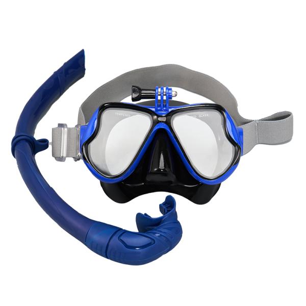 Máscara de buceo profesional para adultos con protección antivaho y antifugas UV, correa ajustable, adecuada para miopía