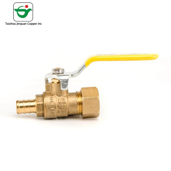 Стандартный вспотейте сток 3/4" латунный мини шариковый клапан