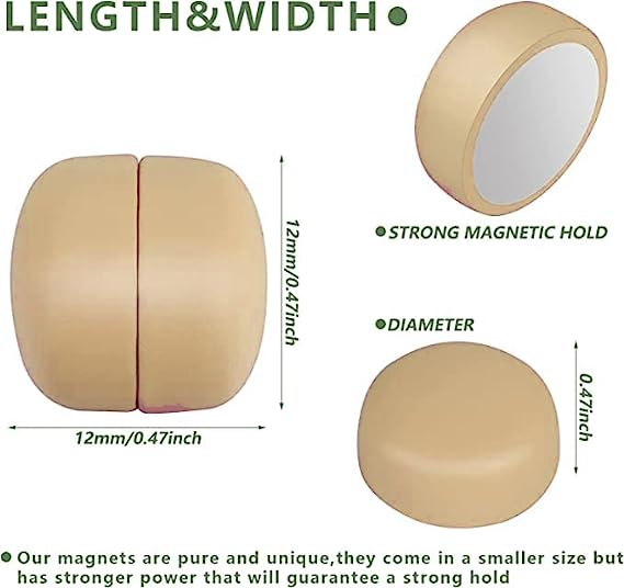 50 шт. А4 без скраба Хиджаб магниты Самые сильные магнитные булавки для женской одежды