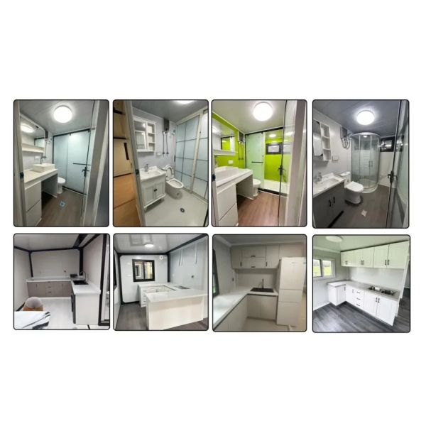 20FT Expandable Prefab Container House with Weatherproof and Corrosion Resistant Steel Frame for Quick Installation