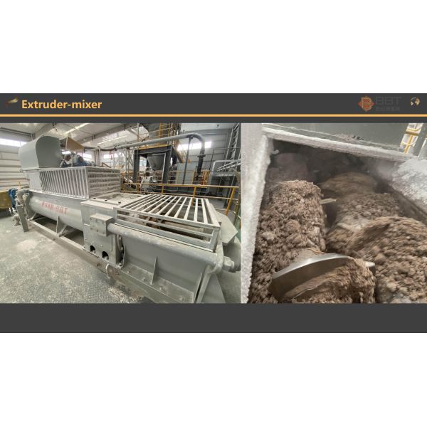 100-1200 tons/day clay production line for clay brick making from BBT