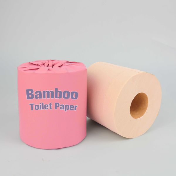 100% Virgin Bamboo Pulp 2 Ply 3 Ply Bathroom Toilet Paper Tissue