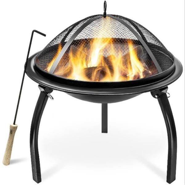 Amazon Patio wood burning fire bowl outdoor cast iron fire pit