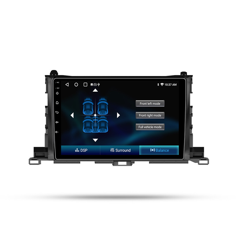 DVD-плеер автомобиля андроида 10 экрана управлением 2.5D IPS голоса NaviFly для навигации GPS АВТОМОБИЛЯ горца Тойота видео-