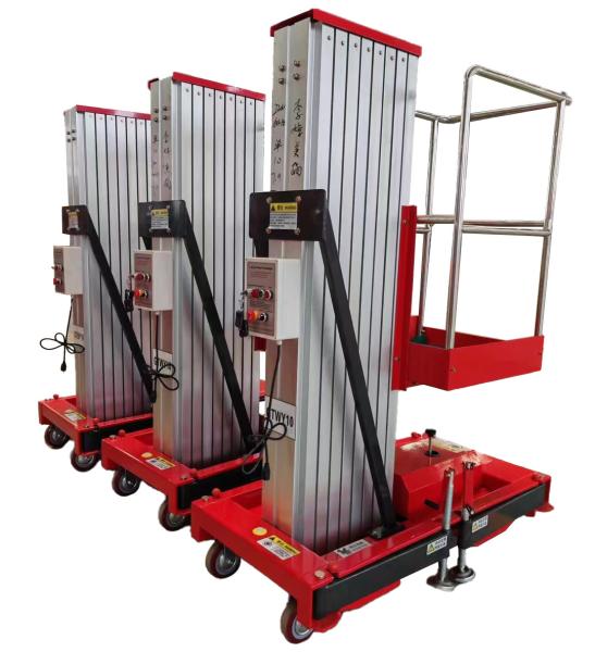 Electric Scissor Lift 550 Lbs Capacity 8m 26.25 Feet Height Mobile And Versatile For Various Work Environments