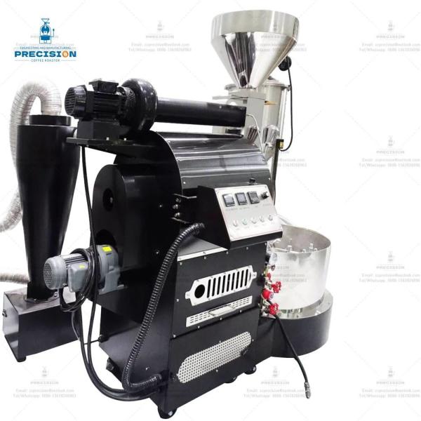 Stainless Steel 15kg Coffee Roaster Commercial Drum Coffee Roaster