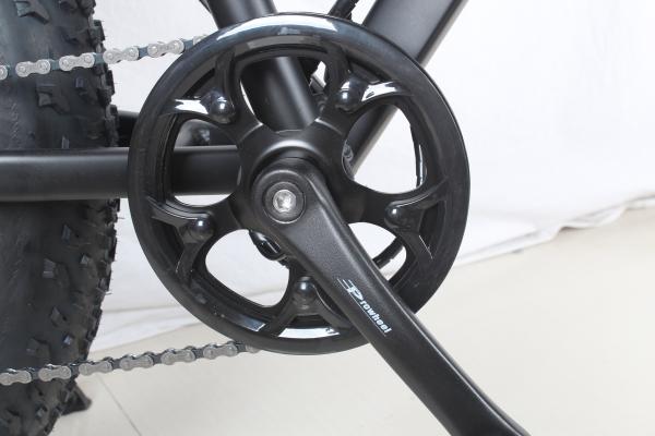 48V 750w Geared Motor Cycling Fat Tire Ebike With Headlight , 35km / H Speed