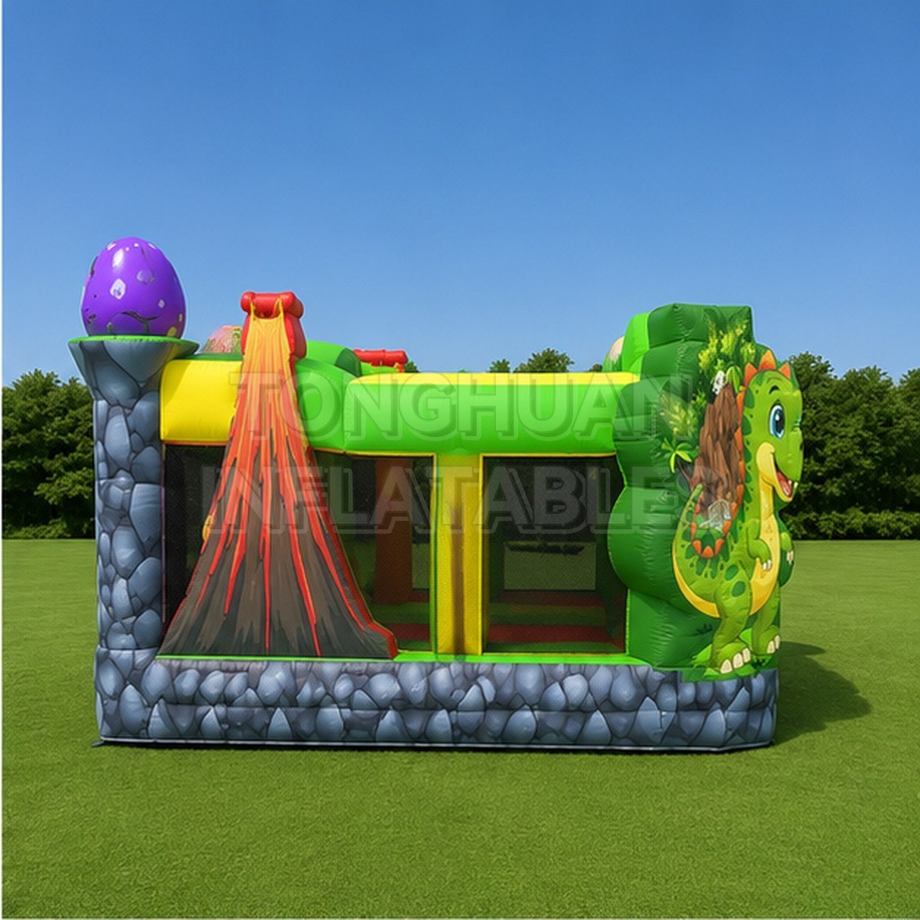 Dinosaur Inflatable Bounce House for Commercial Events