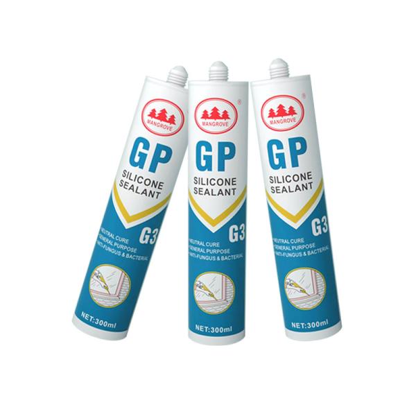Dry Quickly  Acid Silicone Glass Glue Sealant Weather Resistant Curtain Walls