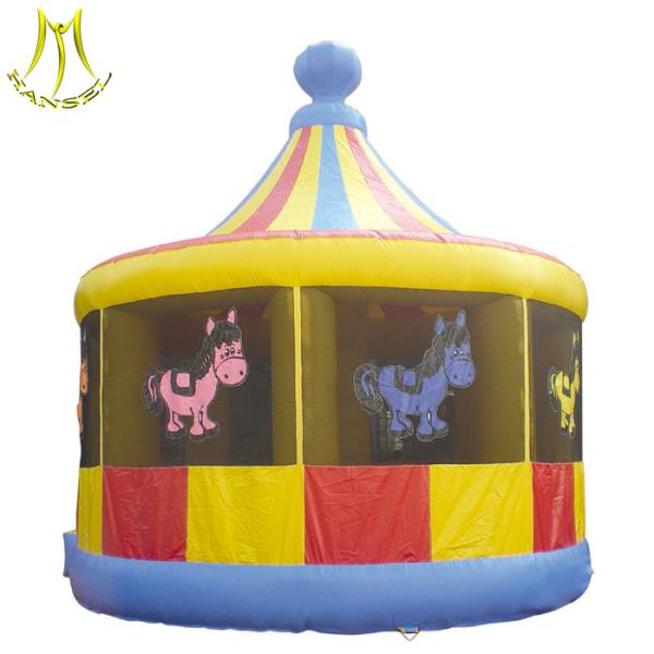 Hansel adventure play equipment large backyard games cheap inflatable bouncy castle