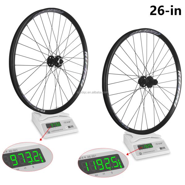 Aluminium Alloy 29er Mtb Wheelset Rainbow Mark BMX Disc Brake Black Ring