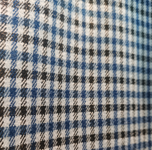 27%Rayon 70%Polyester 3%Spandex 260gsm Check Wrinkle-Resistant And Durable Smooth Texture Fabric