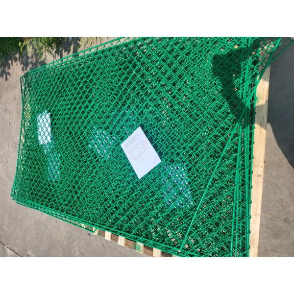 13mm diameter Rod bar frame PVC Coated Helideck Safety Mesh For Platforms Safety use