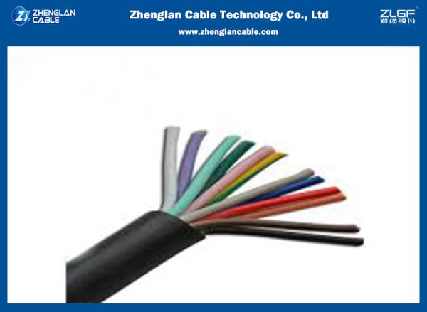450/750V 300/500V 6×2.5 Sqmm Electrical Control Cable Cu/PVC/PVC Unshielded Shielded