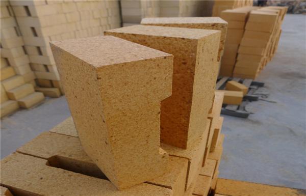 Standard Size Refractory Fireclay Brick High Mechanical Strength For Glass Furnace