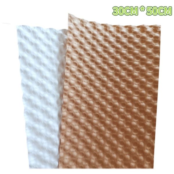 White Bubble Paper Sheet  Compostable 30cm Board Paper Bubble Sheet