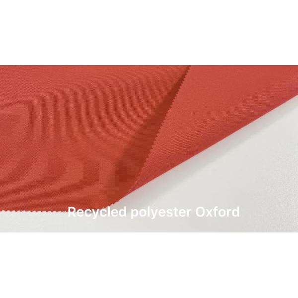 Suitable for luggage bags tents and curtain medium weight recycled 100% polyester fabric