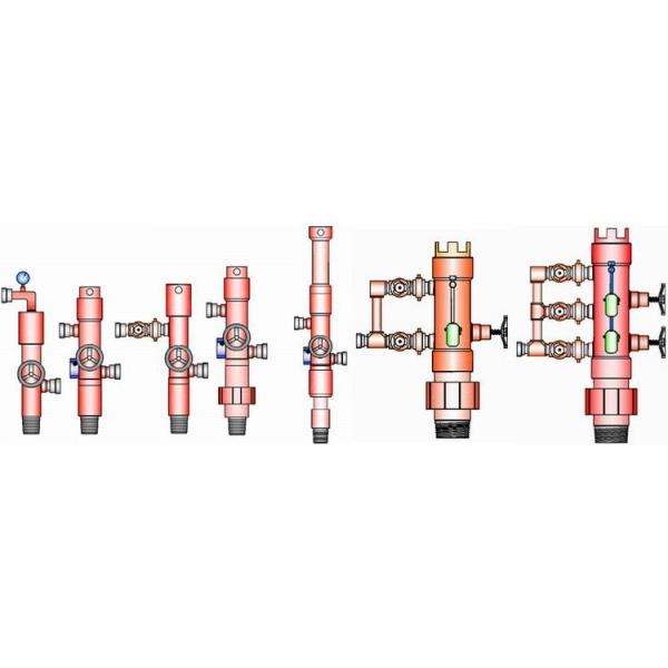 Drill Pipe Oilfield Cementing Head Double-Plug Single-Plug Cementing Head