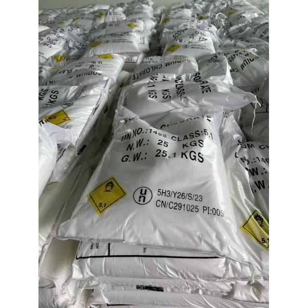 NaClO3 matières premières oxydantes 106.441 Poids moléculaire Chlorate de sodium