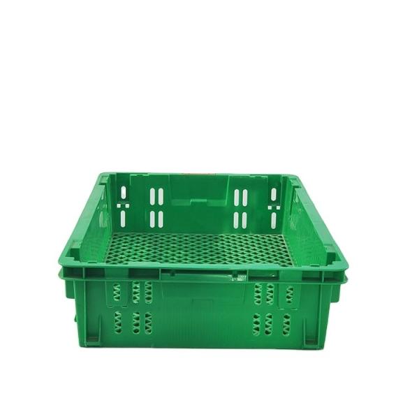 Sturdy Mesh Design Turnover Box for Food and Produce Shipping External Size 690*470*150mm