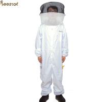 S-XXL a aéré la veste d'abeille avec le costume rond de coton de gardien d'abeille de costume de l'apiculture de voile