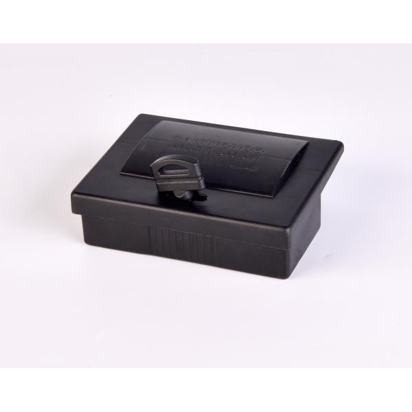 Granja regular caja de ratas ratones ratones trampa dura duración de plástico negro cebo estación de control de plagas