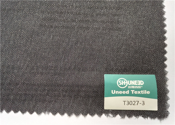 32 gsm Broken Twill Weave 3/1 Fusible Interlining Woven Interfacing for Men's Suit Light Fabric