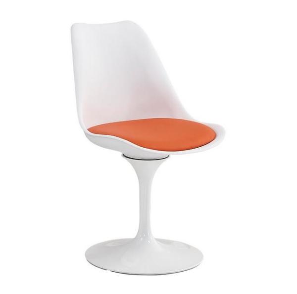 Tulip chair/simple dining chair/modern leaning chair can rotate dining chair to receive guests leisure negotiation chair