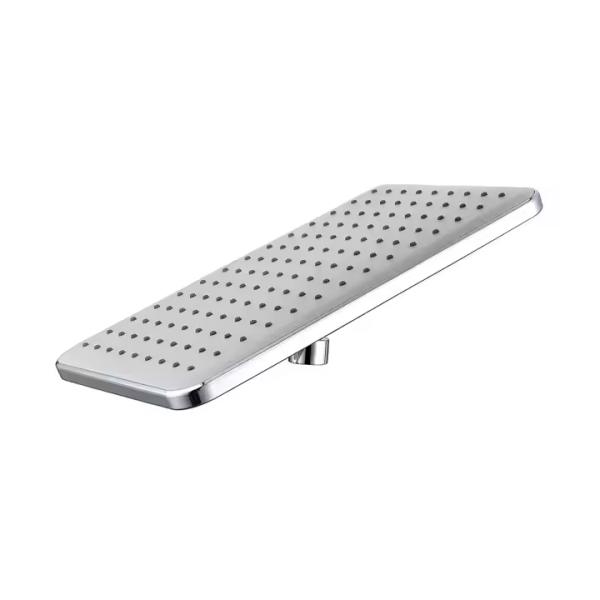 Large Rectangular Shower ABS Plastic Electroplating Shower With Polished Finish