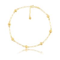 Des chevilles en or 18 carats personnalisées: nom unique et charme initial