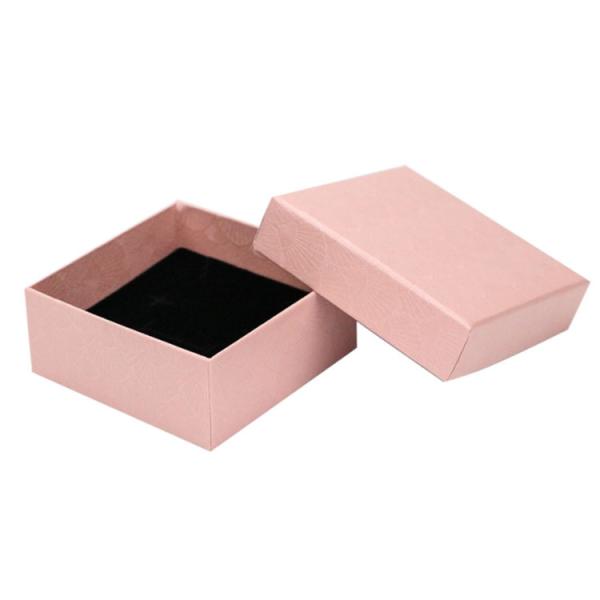 Small Cardboard Jewelry Gift Boxes For Earrings / Necklace / Ring / Bracelet