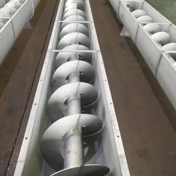 1-40m Shaftless Screw Conveyor Auger Screw  Conveyor For Oil Waste Sludge Conveying