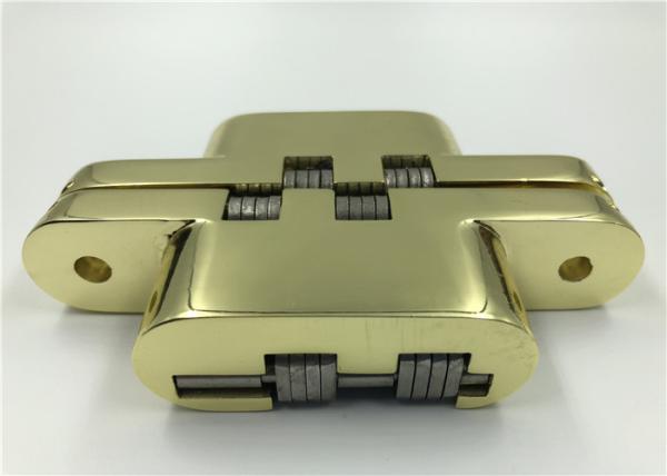 Gold Plated Heavy Duty Hidden Closet Door Hinges With CNAS MA AL Certificate