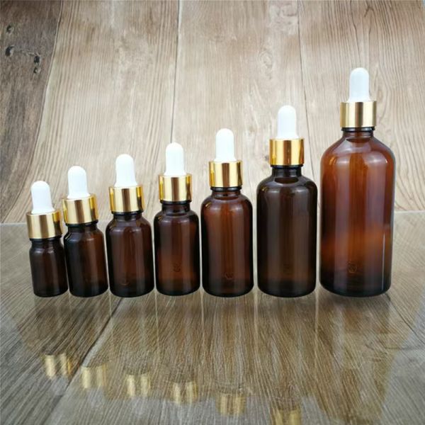 5ml 10ml 15ml 30ml 50ml 100ml 20ml Glass Oil Dropper Bottle Free Sample Black Size 