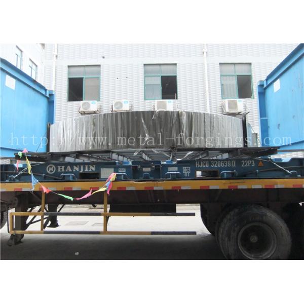 Max OD 5000mm A350 LF3 LF6 Carbon Steel Forging Rings Rough Machined Q+T Heat Treatment