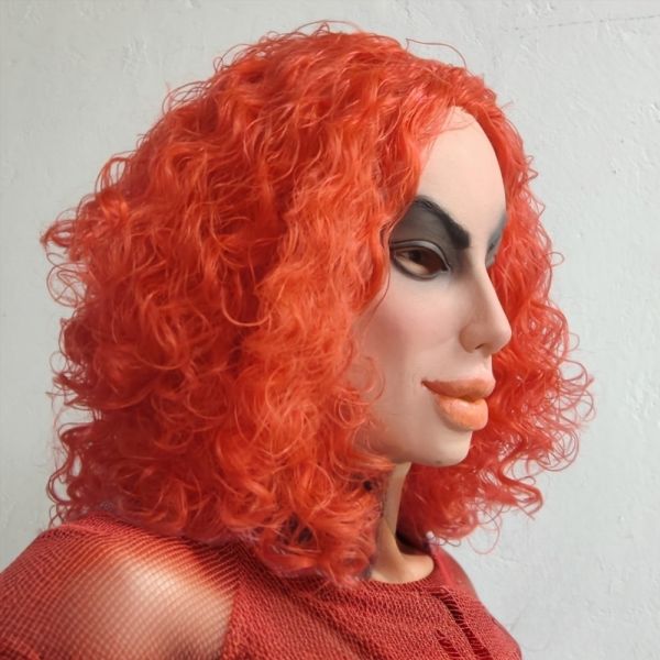 Latex Fantasy Mask for Theatrical Use - One Size Fits Most and Lightweight at 280g