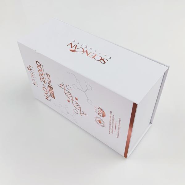 Custom Logo Luxury Gold foil Skin Care Product Makeup Flip Cardboard Gift Box Cosmetic Gift Set Magnetic Packaging Boxes